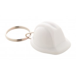 Breloc forma casca de protectie santier Bobby AP800400 alb White