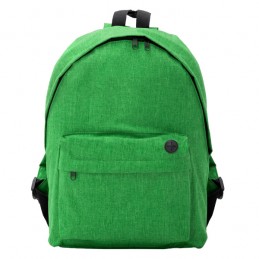 Rucsac clasic cu design tesatura TEROS BO7145  Verde HEATHER  FERN GREEN