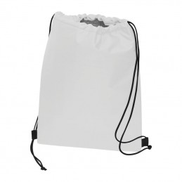 Rucsac cu snur- siret din polyester cooler  - 60649 Alb