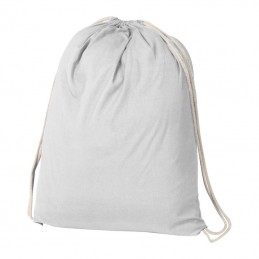 Rucsac cu snur- siret bumbac 140 gmp Gym Bag 60024 Alb - White