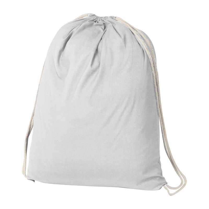 Rucsac cu snur- siret bumbac 140 gmp Gym Bag 60024 Alb - White Rucsac cu snur- siret bumbac 140 gmp Gym Bag 60024 Alb - White