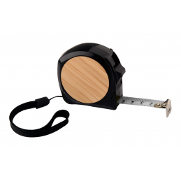 Ruleta 5 m plastic si bambus - Tappo AP874019  negru