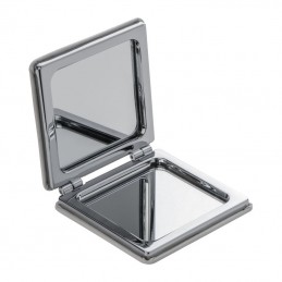 Oglinda dubla cu metal lustruit si PU  - 7042406, White