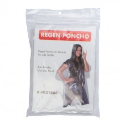 Pelerina Poncho  de ploaie, XL - 4921866, Transparent