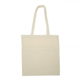 Sacosa bumbac 140 gmp cu comapartiment fermoar - 64940 Natur