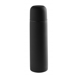 Termos metalic 500 ml siliconat Hosban - Rubusta AP741861 negru