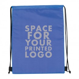 Rucsac cu snur- siret din polyester cooler  - 60649 Albastru royal