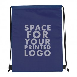 Rucsac cu snur- siret din polyester cooler  - 60649 Albastru navy Dark Blue