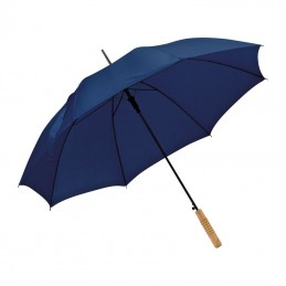 Umbrela automata maner lemn drept- 45086 Albastru Dark Blue