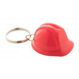 Breloc forma casca de protectie santier Bobby AP800400 rosu Red
