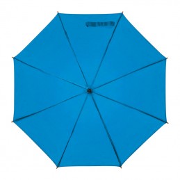 Umbrela automata maner lemn curbat - 45131 Albastru - Light Blue
