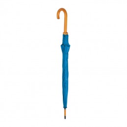 Umbrela automata maner lemn curbat - 45131 Albastru - Light Blue