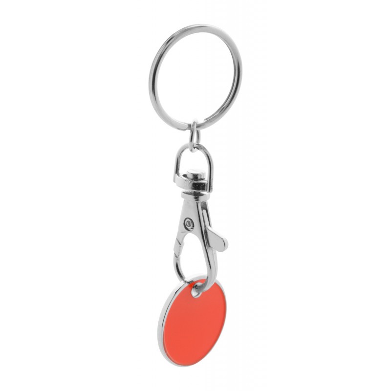 Breloc cu fisa pentru supermarket Euromarket Eurocoin AP731809 Rosu Breloc cu fisa pentru supermarket Euromarket Eurocoin AP731809 Rosu