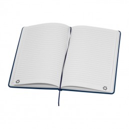 Carnetel A5 80 file liniate coperti PU,  Albastru Inchis - 2526144