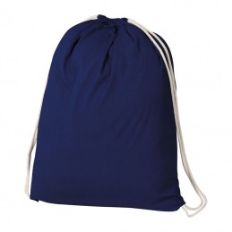 Rucsac cu snur- siret bumbac 140 gmp Gym Bag 60024 Albastru Inchis navy