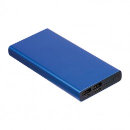 Powerbank 10000 mAh din aluminiu reciclat , 34503 Albastru