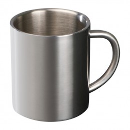 Cana metalica 300 ml cu perete dublu robusta 81488 Gri- argintiu -Grey