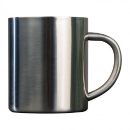 Cana metalica 300 ml cu perete dublu robusta 81488 Gri- argintiu -Grey