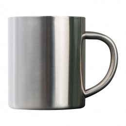 Cana metalica 300 ml cu perete dublu robusta 81488 Gri- argintiu -Grey