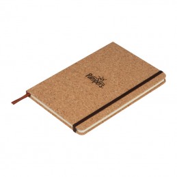 Carnetel A5 cu 80 file liniate si coperti pluta - 2082613, Natural