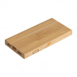 Powerbank 8000 mAh din bambus - 3147313, Natural