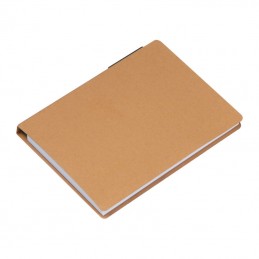 Carnetel de notițe cu pix și etichete autoadezive, Beige - 2377913