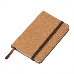 Carnetel A6  cu 80 file liniate cu coperta din pluta 2082713, Natur