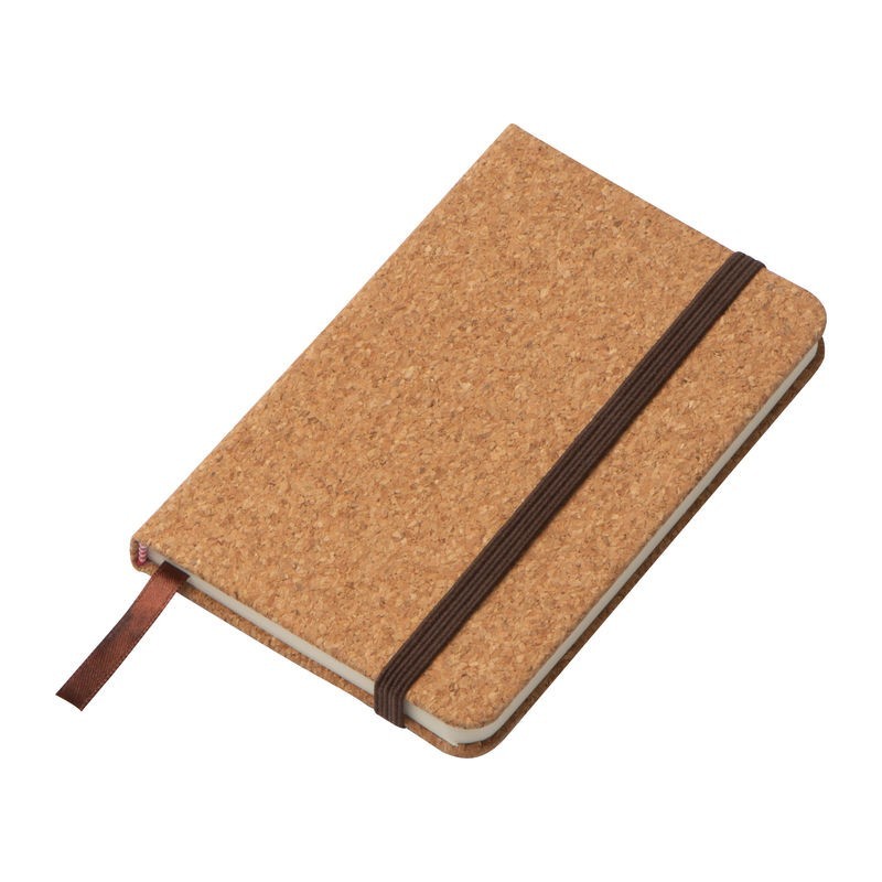 Carnetel A6 cu 80 file liniate cu coperta din pluta 2082713, Natur Carnetel A6 cu 80 file liniate cu coperta din pluta 2082713, Natur