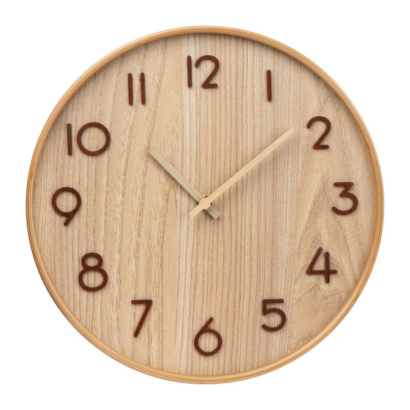 Ceas din lemn - 4259113, Beige Ceas din lemn - 4259113, Beige