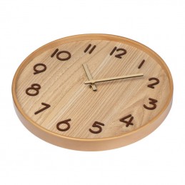 Ceas din lemn - 4259113, Beige