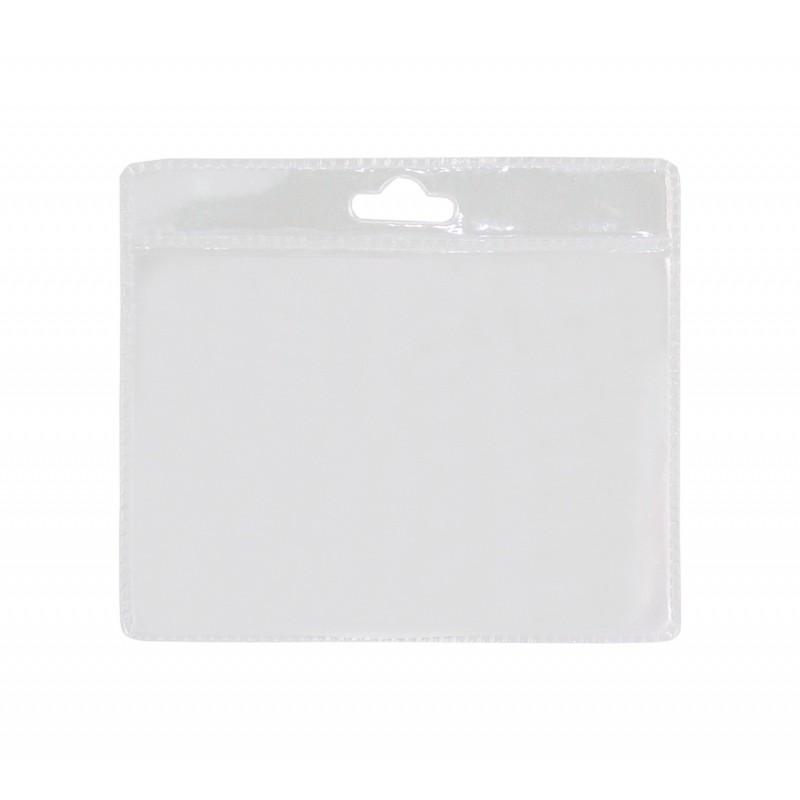 Ecuson orizontal pentru lanyard 100×90 mm Ifem AP761597 alb transparent Ecuson orizontal pentru lanyard 100×90 mm Ifem AP761597 alb transparent