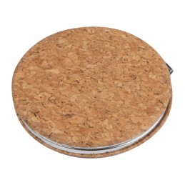 Oglinda cosmetica dubla cu invelis din plutq 73770 Natur - Beige
