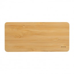 Powerbank 20000 mAh din bambus , 3396913 - Natur