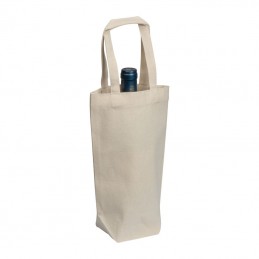 Sacosa bumbac pentru cadou pentru o sticla vin - 62680 natur
