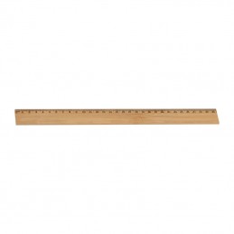 Liniar rigla 30 cm din bambus, 2386313 - Beige