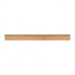 Liniar rigla 30 cm din bambus, 2386313 - Beige