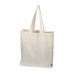 Sacosa bumbac 180 gmp cu pliu burduf Fairtrade 63988 Natur Beige