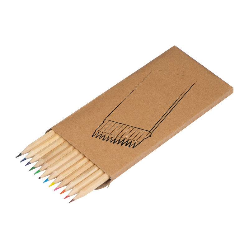 Set creion colorat din 12 creioane - 1316413 Natur Beige Set creion colorat din 12 creioane - 1316413 Natur Beige