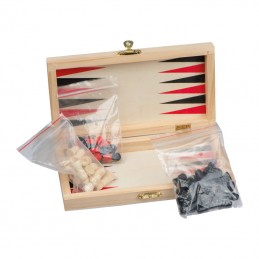 Joc Sah - Dame-table  Backgammon 54324 Natur Beige