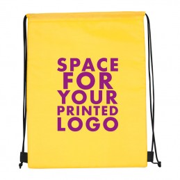 Rucsac cu snur- siret din polyester cooler  - 60649 Galben Yellow