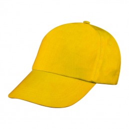 Sapca 5 panele basic bumbac 170 gmp - 52466 Galben Yellow