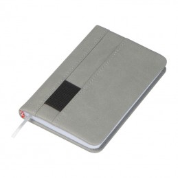 Caiet notițe A6 cu buzunar 260 pagini matematica - 21364 Gri - Grey