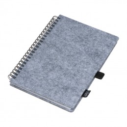 Carnetel A5 Caiet cu pâslă RPET, Gri - 2374407