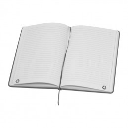 Carnetel A5 80 file liniate coperti PU,  Gri - 2526107