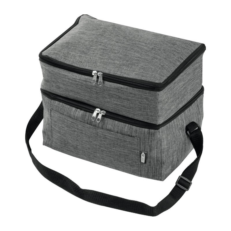 Cooler Geanta frigorifica RPET 12 L cu 2 compartimente - 6297877, Gri Cooler Geanta frigorifica RPET 12 L cu 2 compartimente - 6297877, Gri