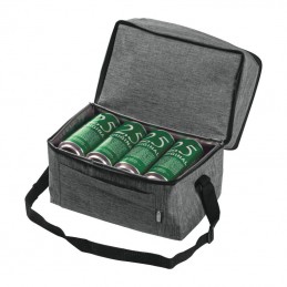 Cooler Geanta frigorifica RPET 12 L cu 2 compartimente - 6297877, Gri