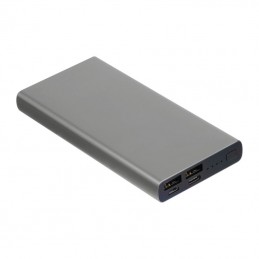 Powerbank 10.000 mAh din aluminiu reciclat Gri - 3450307