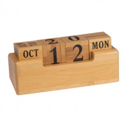 Calendar perpetuu din bambus - 2226313, Beige