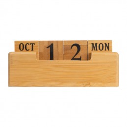 Calendar perpetuu din bambus - 2226313, Beige