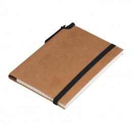 Carnetel A6 cu 80 file matematica coperti carton si pix - 2058101, natur